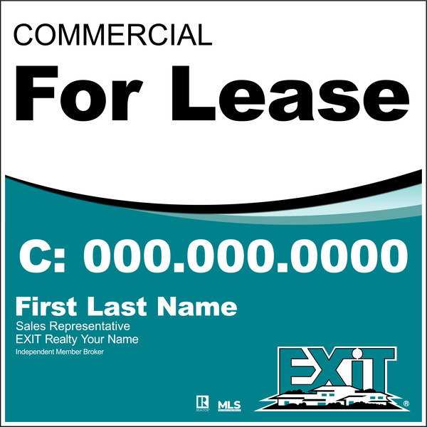 Corrugated Plastic Panel, 48h x 48w, Single Sided